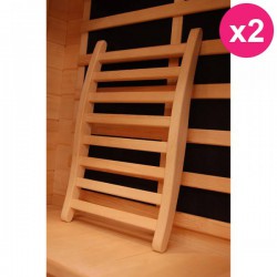 Lot de 2 Dossiers Confort pour saunas France Sauna Lot de 2 Dossiers Confort pour saunas France Sauna