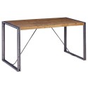 Small Table wood and Metal 140 x 60 KosyForm