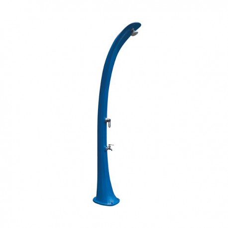 Douche Solaire Cobra - 32L Bleu avec Rince-pieds Formidra