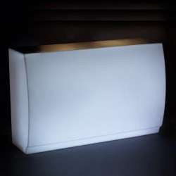 Vondom Fiesta bar illuminato bianco 180 cm in
