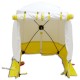 Tente Cubique de Chantier Trotec 300 KE Jaune 300 x 300 x 215