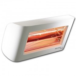 Calefacción infrarroja Heliosa Hi diseño 55 blanco Carrara 2000W IPX5
