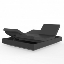 Banquette Transat Vela Daybed Inclinable Vondom Anthracite