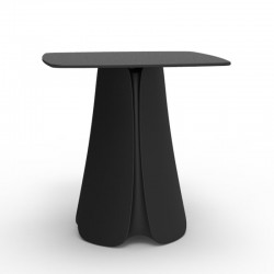 Design table Pezzettina Vondom black 80x80xH72