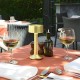 Luminaire de Table Imagilights Led Sans Fil Collection Moments Bronze Cylindre