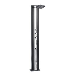 Douche Hybride Dada Formidra Anthracite et Aluminium Brossé 40L