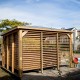 Gartenkiosk Blueterm Holz 12.32 m2 mit 2 Wänden Habrita