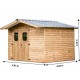 Refugio habrita solid wood garden de 7,42 m² con techo de acero