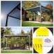 Pergola Bioclimatique aluminium anthracite 10,80 m2 et Toit avec lames ovales Habrita