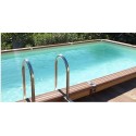 Urban pool Procopi XL wooden 650 x 350