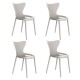 Lot de 4 Chaises Love Vondom Cala écru