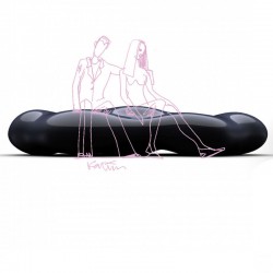 Design Bench Lava Vondom preto