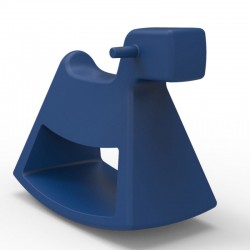Cadeira de balanço Rosinante Vondom Pequeno modelo azul