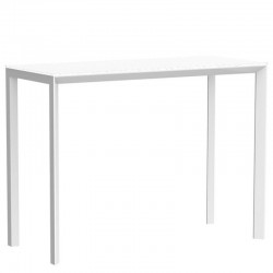 Mesa alta Marco Aluminio Vondom 140x60xH105 blanco