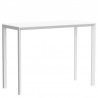 Hoge tafel Frame Aluminium Vondom 140x60xH105 wit
