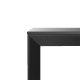 Table Frame Aluminium Vondom 180x80xH74 noir
