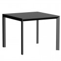 Mesa cuadrada marco aluminio Vondom 70x70xH74 negro