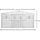 Refugio habrita solid wood garden de 7,42 m² con techo de acero