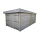 Garage en bois Habrita 21m2 Toit plat