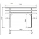 Carport en Bois 18m2 avec Toit Habrita