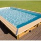 Pool Wood Ubbink Azura 400x750 H130 Liner Bege