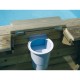 Pool Wood Ubbink Océa 510 H120 Liner Blue