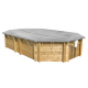 Winter cover octagonal wood pools elongated OCTO Plus 640