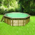 Pool Holz Ubbink Océa 430 H120cm Liner beige Sand