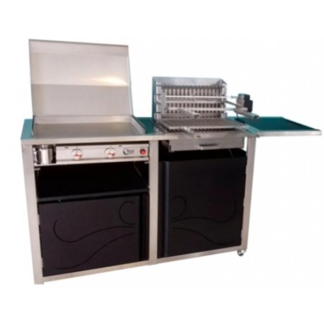 Kombinierter Grill und Plancha Tonio Outdoor Cusine