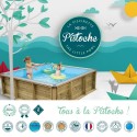 Piscina legno per bambini Pistoche 2x2m