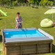 Piscina Madeira para crianças Pistoche 2 x 2m