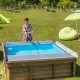 Zwembad Hout voor kinderen Pistoche 2 x 2m