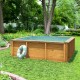 Piscina legno per bambini Pistoche 2 x 2m