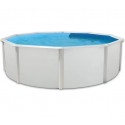 Piscina fuori terra TOI Prestigio rotondo 350x132 con kit completo bianco