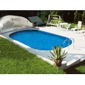 Piscine Ovale Azuro Ibiza 350x700 H150 avec Filtre à Sable