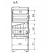 Ferlux Houtkachel met Forno 60 Stalen Oven16kW met glas