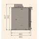 Ferlux Iron Cast Iron Wood Insert met Turbo 16 kW