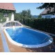 Oval Pool Ibiza Azuro 900x500 H150 with Sand Filter
