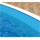 Piscina oval Ibiza Azuro 11x5 H150 forro azul