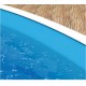 Piscina ovale Ibiza Azuro 11x5 H150 fodera blu