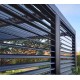 Bioklimatologische pergola Habrita 10,8 m2 met beweegbare aluminium ventilatieopeningen zijkant 3,6