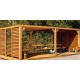 Pergolato in legno Habrita 614x341 con ventose mobili su tetto e 2 lati