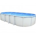 Piscine hors sol TOI Ibiza Ovale 730x366x132 avec kit complet blanc