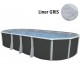 Piscina acima do solo TOI Ibiza Oval 915x457x132 com kit completo Antracite