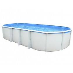 Above ground pool TOI Ibiza Oval 915x457x132 with complete kit Anthracite