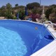 Oberirdischer Pool TOI Mallorca oval 730x366xH120 mit Komplettkit Weiß
