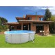 Above ground pool TOI Magnum oval 640x366xH132 Compact White