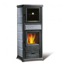 Stufa a legna con forno Nordica Extraflame Rossella plus 9.1kW Pietra naturale