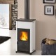 Wood stove Nordica Extraflame Tea 6.6kW white