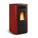 Geventileerde pelletkachel La Nordica Extraflame Ketty Evo 2.0 7kW Bordeaux